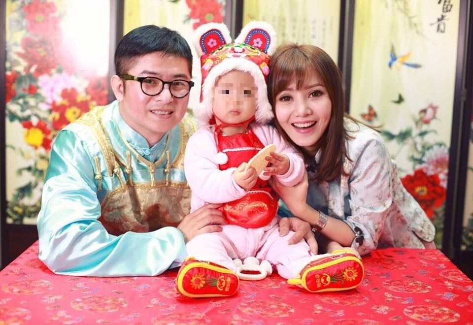 ▲陳子玄一家三口幸福美滿。（圖／翻攝陳子玄臉書, 2018.06.20）