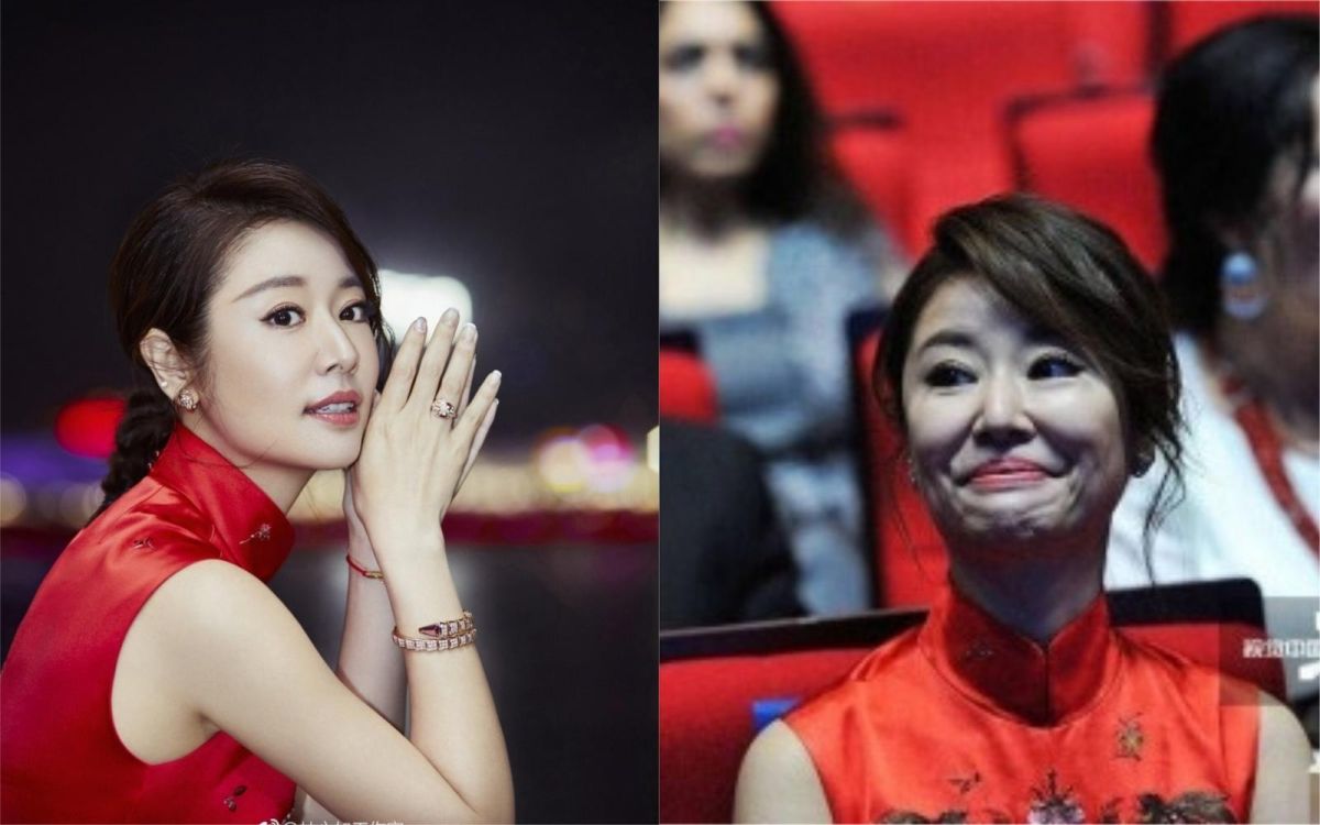 ▲林心如工作室拍攝照片，與攝影公司拍的差很大。（圖／翻攝微博, 2018.06.20）