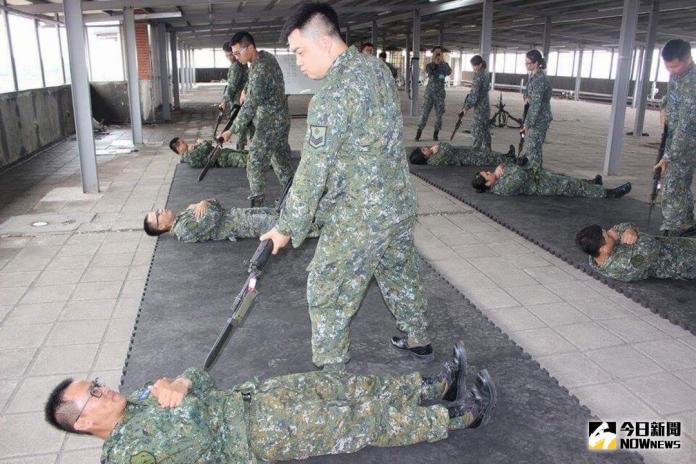 彰化後備部戰技訓練　強健個人體魄及戰力
