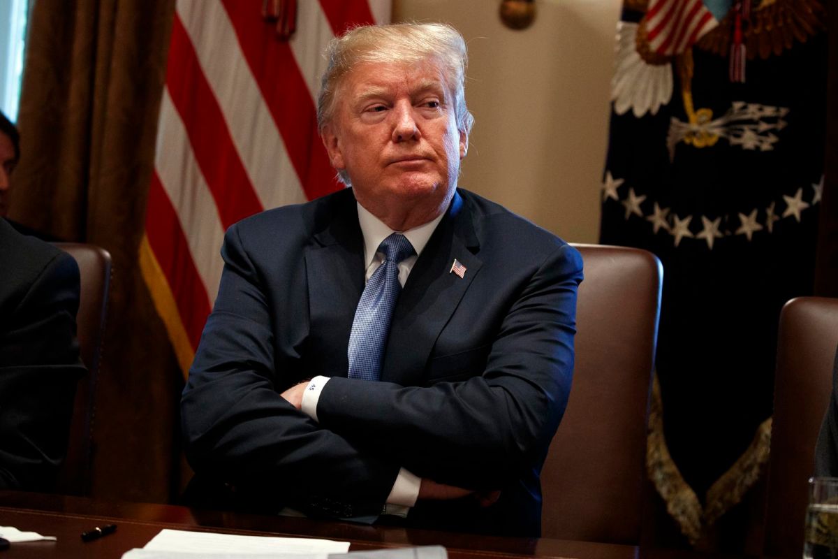 ▲美國總統川普聲稱北韓已經展開全面去核行動，但是自家官員卻說「目前沒有跡象顯示北韓開始動作」。（圖／達志影像／美聯社）