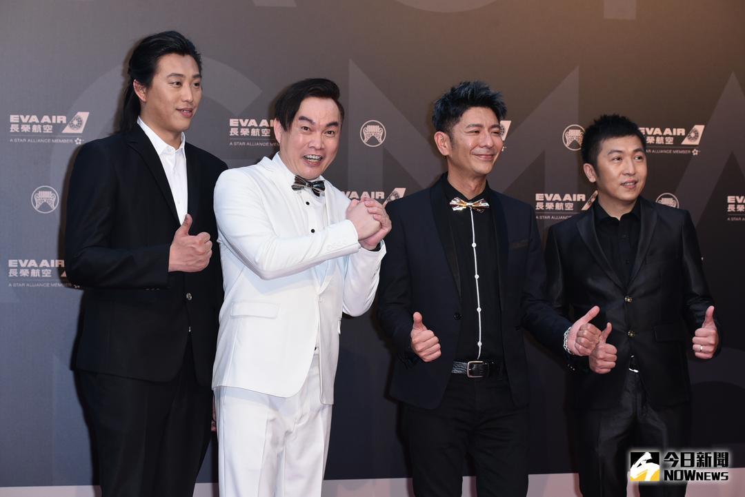 ▲荒山亮（右2）入圍《最佳台語男歌手》。（圖／NOWnews攝影中心，2018.06.23）