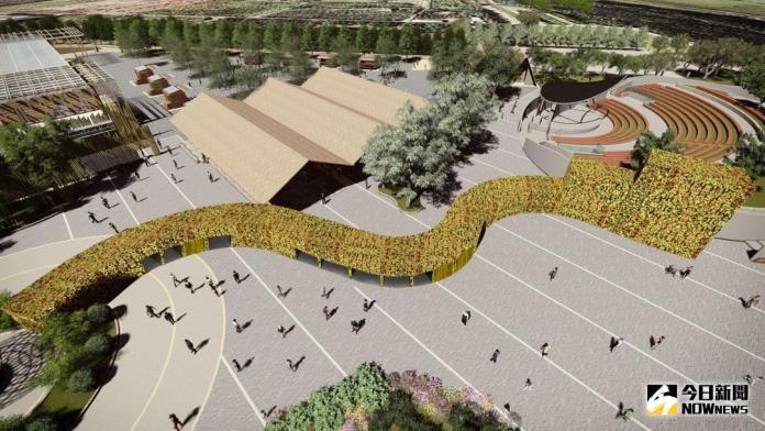 台中花博外埔園區　打造秘密花園「田園景牆」
