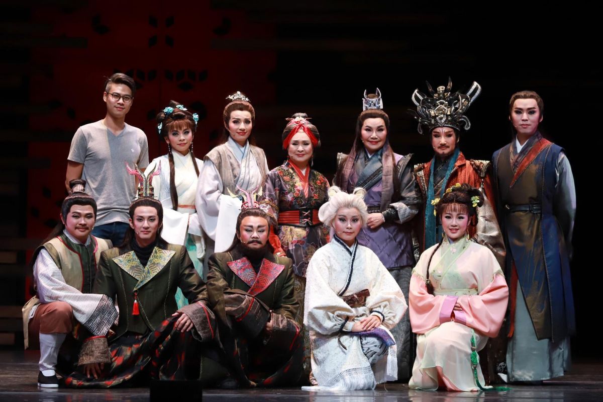 ▲唐美雲歌仔戲團排練《孟婆客棧》。（圖／民視提供，2018.06.26）