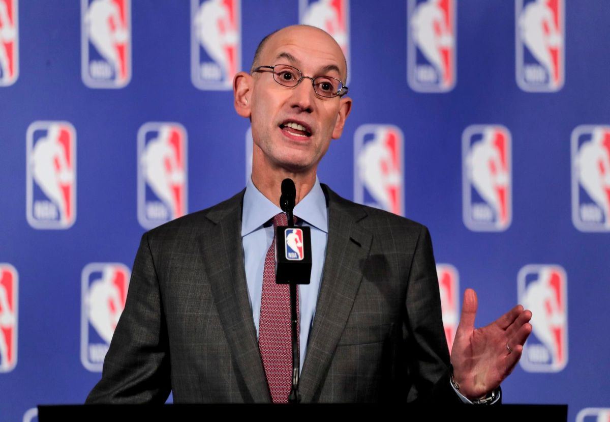 ▲NBA理事會主席Adam Silver。（圖／美聯社／達志影像）