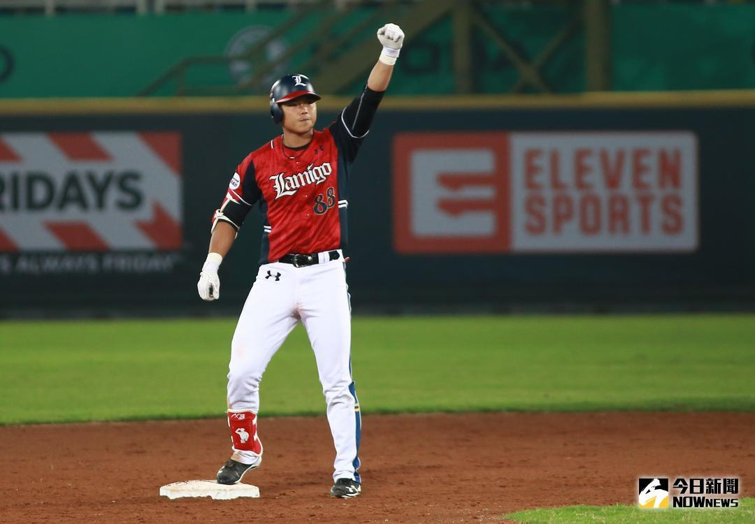 ▲Lamigo桃猿藍寅倫（圖／記者葉政勳攝 , 2017.10.28）