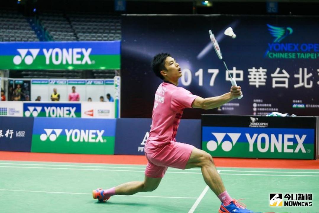 ▲「台灣羽球男單一哥」周天成（圖NOWnews資料照／記者葉政勳攝 , 2017.07.02）