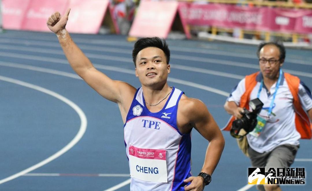 ▲世大運台灣標槍好手鄭兆村，最後一次試擲丟出91.36紀錄，逆轉奪下金牌。（圖／記者葉政勳攝 , 2017.08.26）