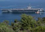 ▲美國海軍航艦傳將在3月訪問越南,將是越戰1975年結束後美軍航艦首訪越南。圖為駐日美軍雷根號航艦。(圖/美國海軍) ▲美國國會2017年12月通過《2018財政年度國防授權法案》,要求國防部評估台美軍艦互停的可行性。圖為駐日美軍雷根號航艦2月訪問越南峴港。(圖/美國海軍)