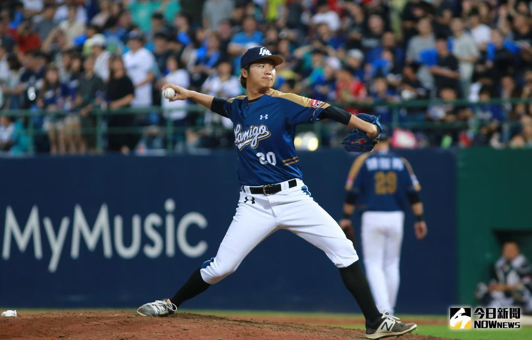 ▲Lamigo桃猿投手陳禹勳。（圖／記者葉政勳攝 , 2018.05.05）