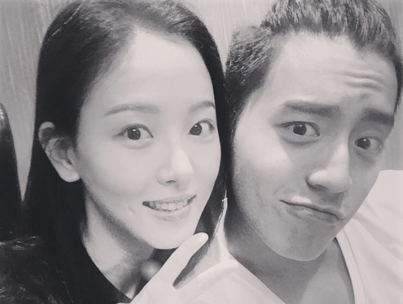 ▲韓星姜漢娜（左）與藝人王大陸多次被拍到私底下出遊。（圖／翻攝IG , 2018.7.25）