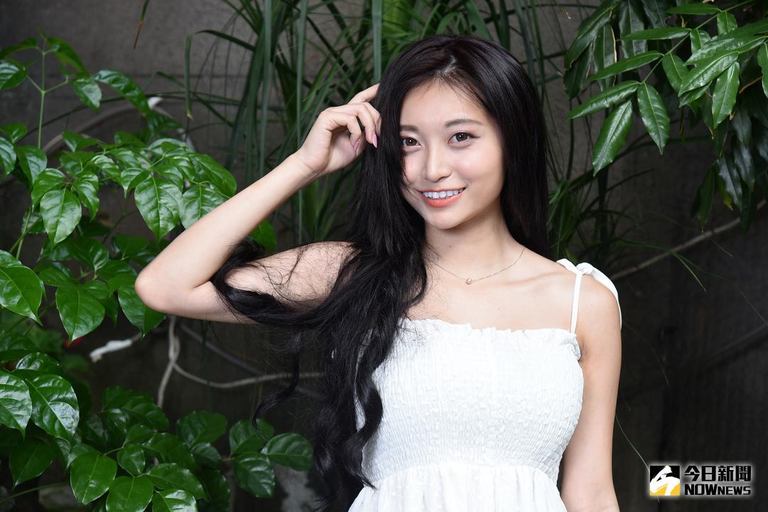 ▲祈錦鈅傲人的「G奶」好身材受到不少注目。（圖／記者林柏年攝 , 2018.7.1）