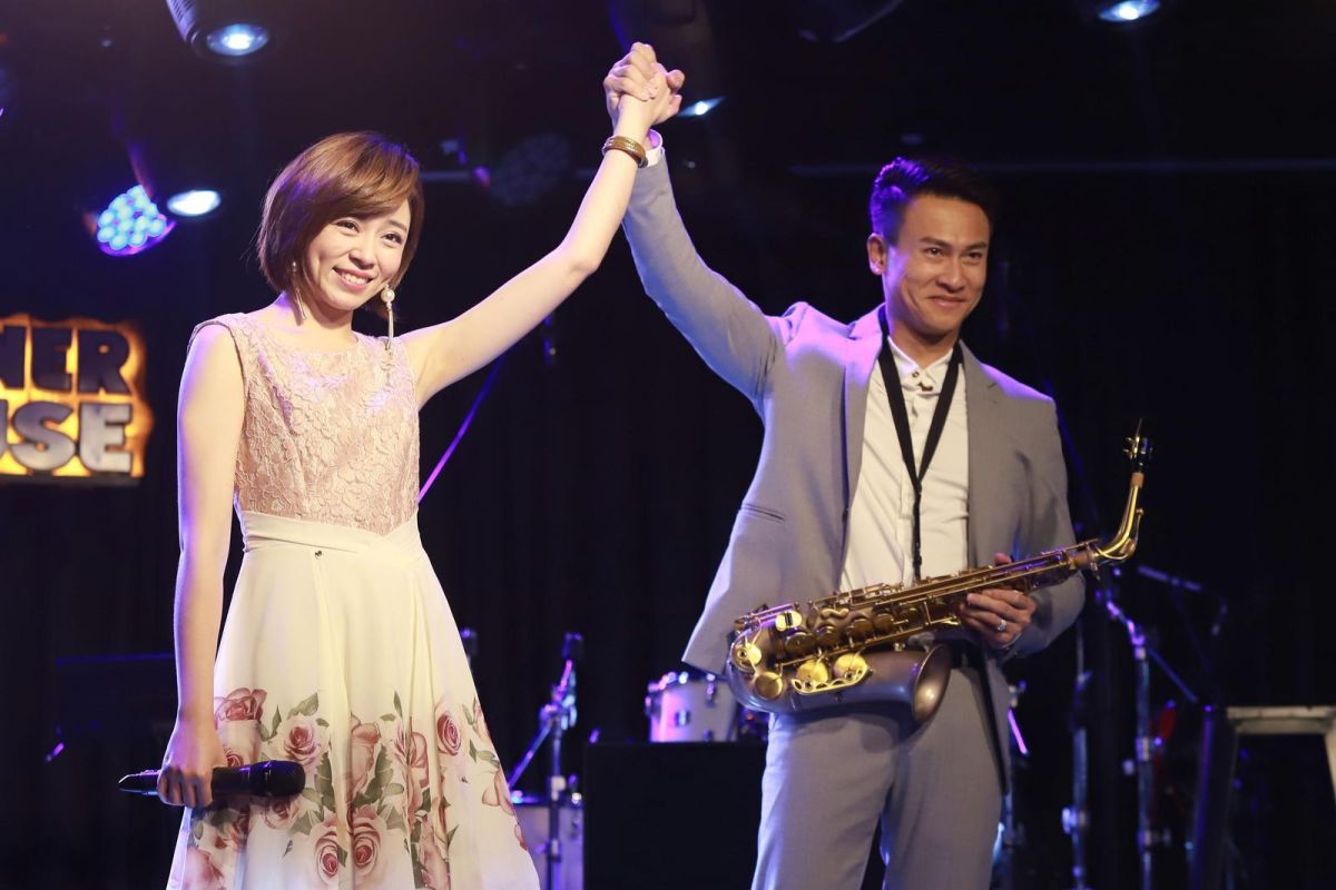 ▲王瞳、王建復拍攝殺青戲。（圖／民視提供，2018.07.01）