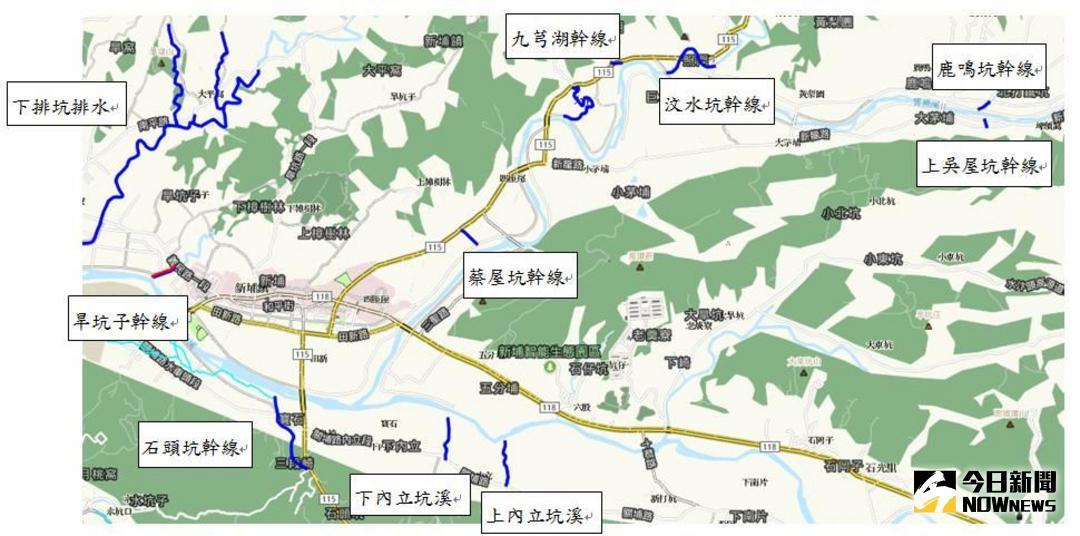 ▲ 新埔鎮區域排水規劃，獲得近200萬補助經費。（圖／新竹縣政府提供）