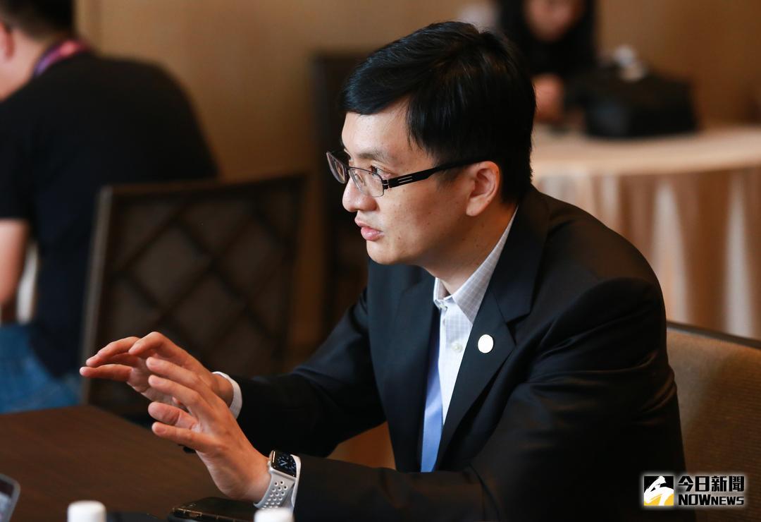 ▲Ubitus創辦人暨執行長郭榮昌認為，唯有在區塊鏈上才能公開透明。（圖／葉政勳攝 , 2018.07.03）