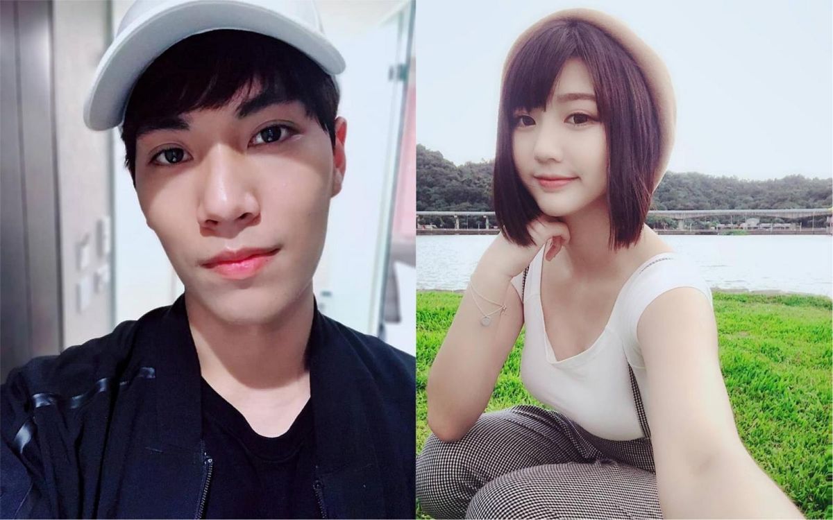 ▲歌手四葉草（右圖）與男團成員子閎傳出熱戀。（圖／翻攝四葉草、子閎臉書 , 2018.07.04）