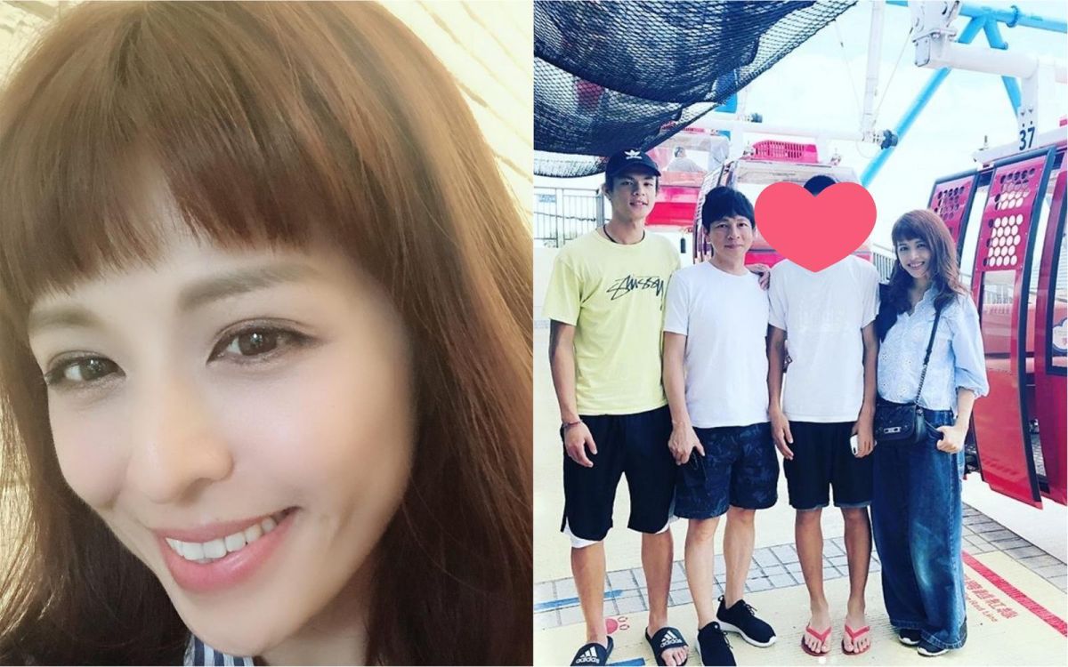 ▲林葉亭曬全家福照。（圖／翻攝林葉亭臉書, 2018.07.06）