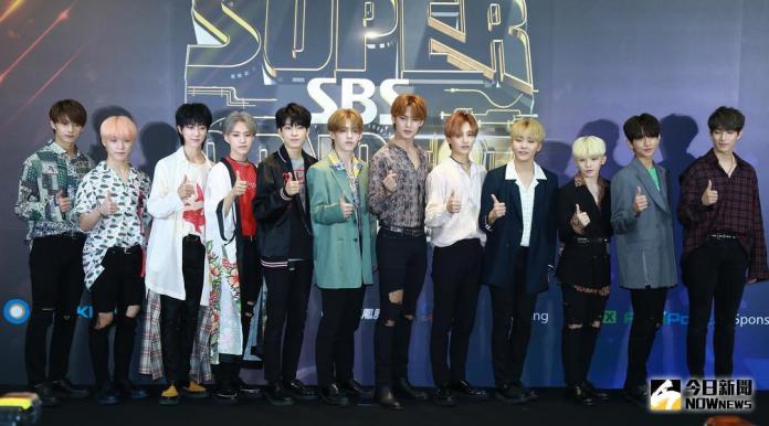 ▲SEVENTEEN擔任「SBS Super Concert in Taipei」表演團體之一。（圖／記者葉政勳攝 , 2018.07.07）