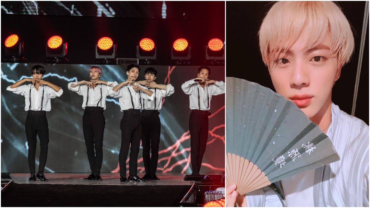 ▲VIXX、JIN。（圖／就是現場 JUSTLIVE提供、BTS推特 , 2018.7.7）