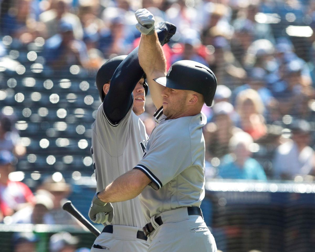 ▲Brett Gardner敲出致勝安打。（圖／美聯社／達志影像）