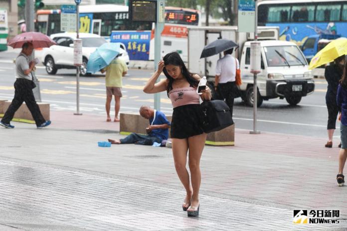 圖輯／強颱瑪莉亞步步進逼　北市已出現間歇強風雨
