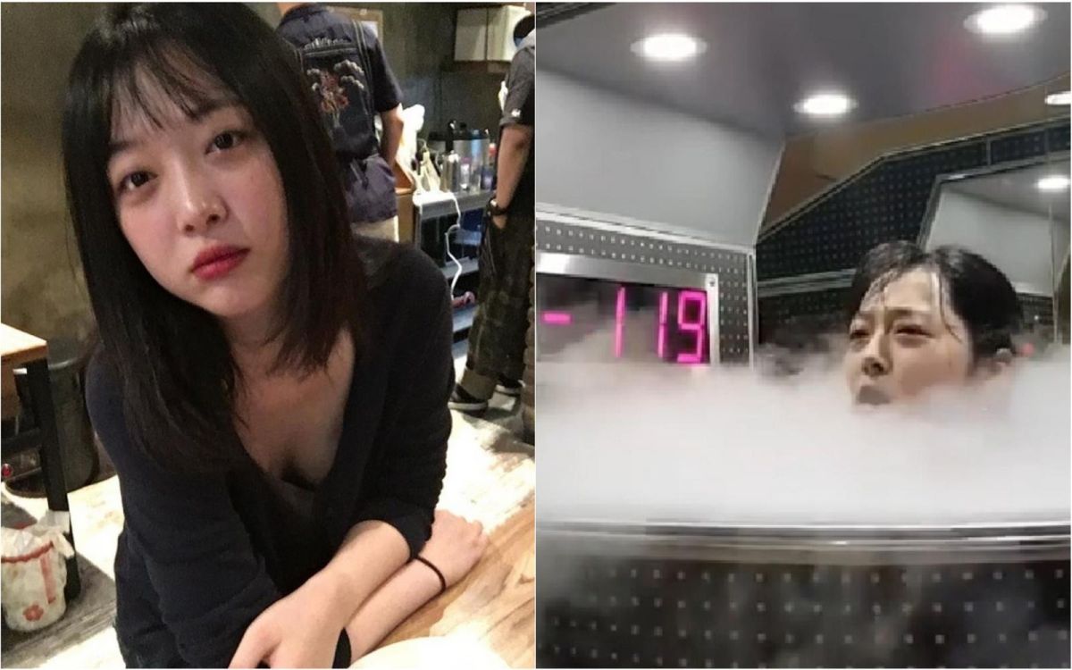 ▲雪莉使用冷凍瘦身法減肥。（圖／翻攝雪莉IG , 2018.07.14）