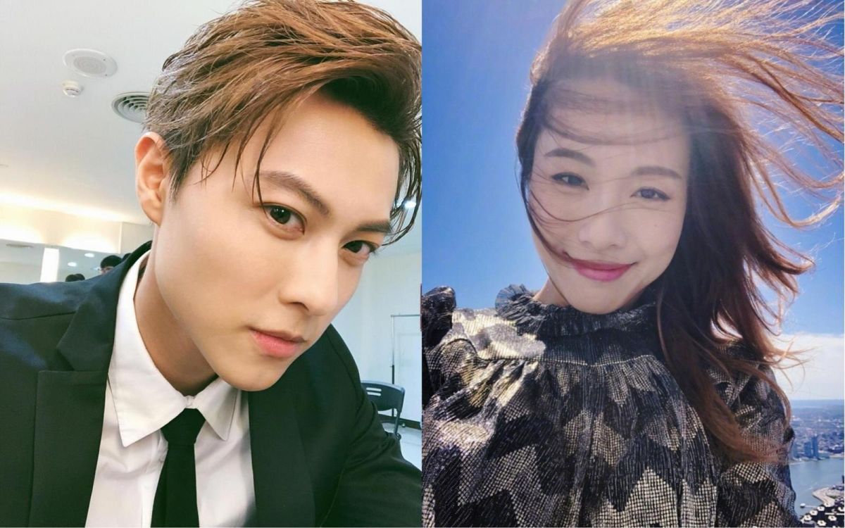 ▲王子坦承目前與鄧麗欣\\(右\\)正在交往，盼外界給兩人空間。（圖／翻攝王子臉書、鄧麗欣微博, 2018.07.15）