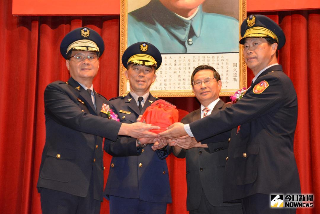 ▲嘉義市警察局於舉行卸、新任局長交接典禮。（圖／記者郭政隆攝影2018.7.16）