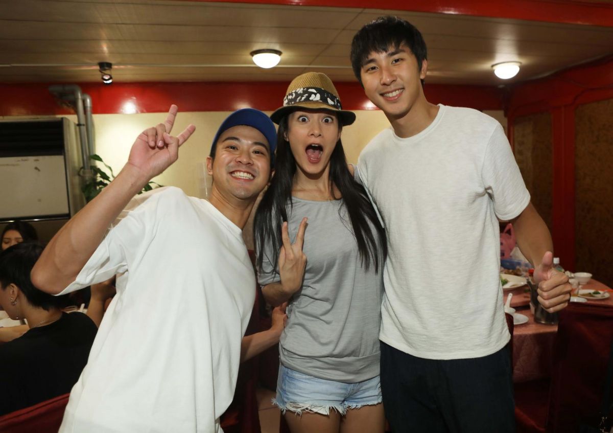 ▲顏毓麟（出席）、Janet、胡釋安出席《20之後》殺青宴。（圖／公視提供，2018.07.17）