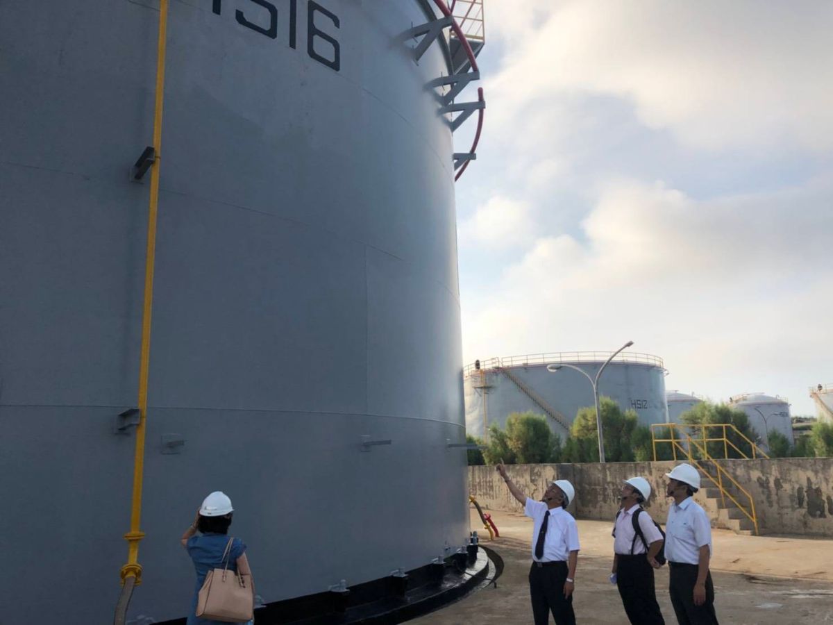 ▲澎湖油槽漏油事件爆發後，中油今（23）日提出懲處名單，共有2位副總經理被記一小過、一大過，還有另一位代理執行長被記大過。（圖／中油提供）