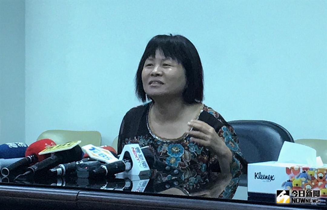 ▲蔣月惠強調如果政府要動羅騰園，她會用生命來捍衛。（圖／記者陳宗傑攝,2018.07.24）