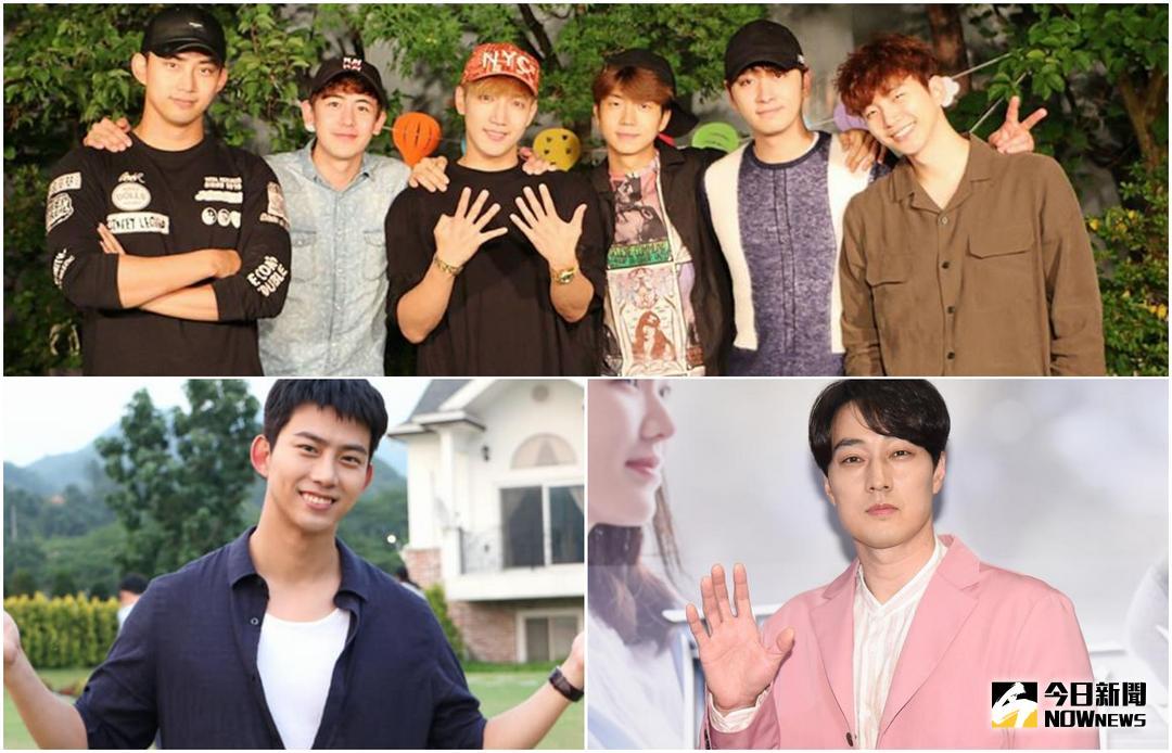 ▲澤演（左）確定與蘇志燮公司簽約。（圖／翻攝2PM臉書、資料照 , 2018.7.25）