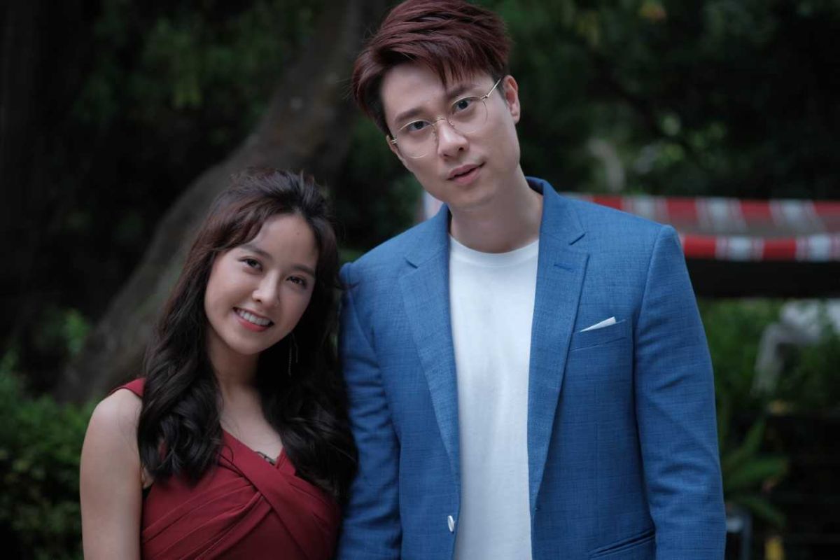 ▲大元、劉書宏為戲飾演情侶。（圖／TVBS提供，2018.07.25）