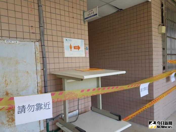 ▲宜蘭大學電資大樓女生廁所昨（25）日發現一具無名女屍。（圖／記者李清貴攝 , 2018.07.26\\)