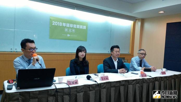 ▲台灣世代智庫27日公布「新北市長選情民意調查」，結果顯示，民進黨新北市長參選人蘇貞昌支持度為40.6%，國民黨新北市長參選人侯友宜支持度為42.6%，兩人差距2.0個百分點。（圖／邱明玉攝 , 2018.7.27）