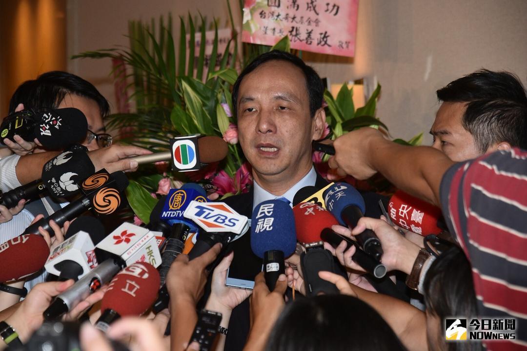 ▲新北市長朱立倫出席前總統馬英九基金會成立茶會。（圖／記者林柏年攝,2018.07.27）