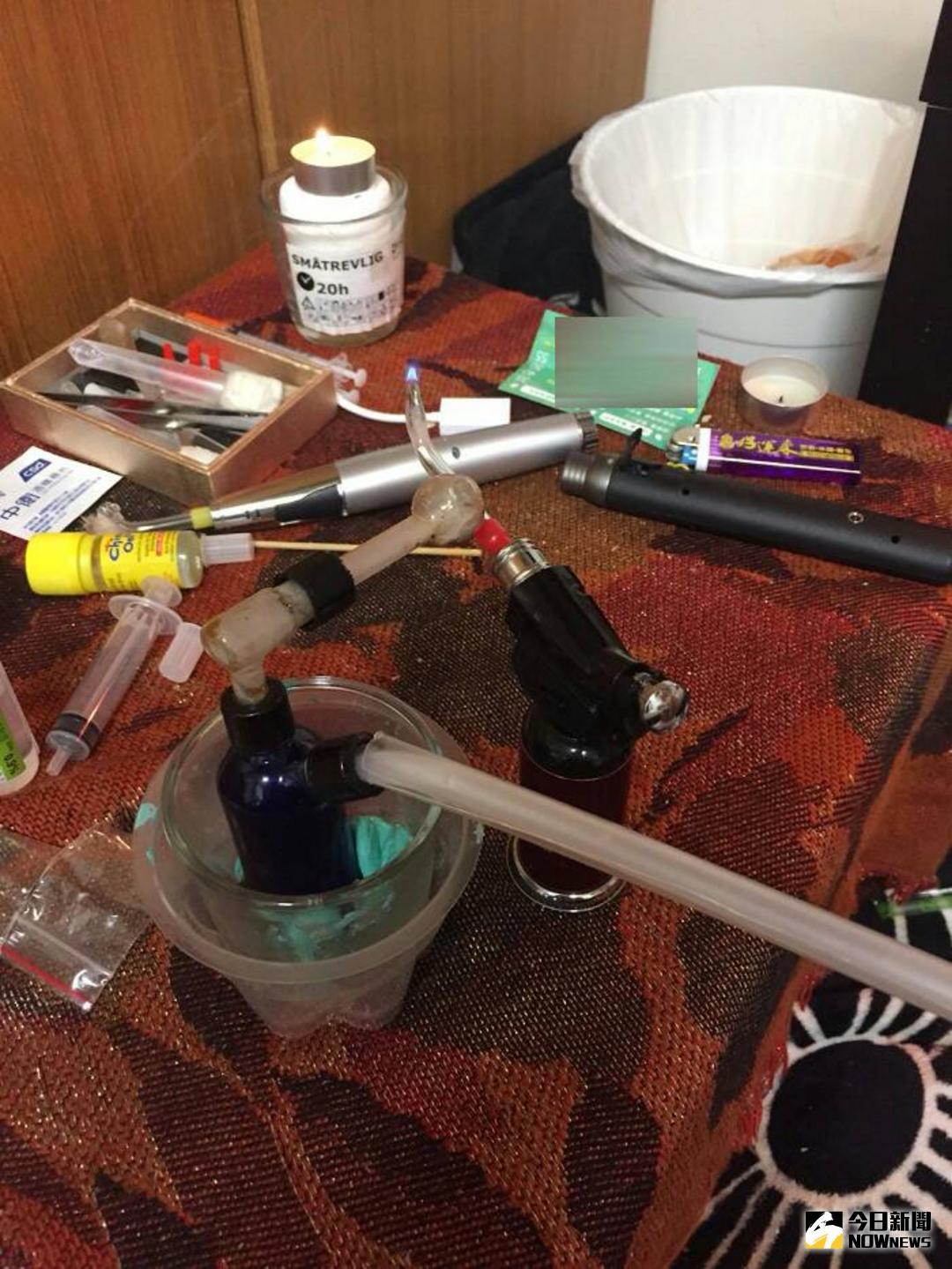 ▲中市五分局四所警方於青春專案網路巡邏，昨日循線查獲安非他命毒品，稱職擔任青少年的「防毒軟體」（圖／記者鄧力軍翻攝 , 2018.07.27\\)