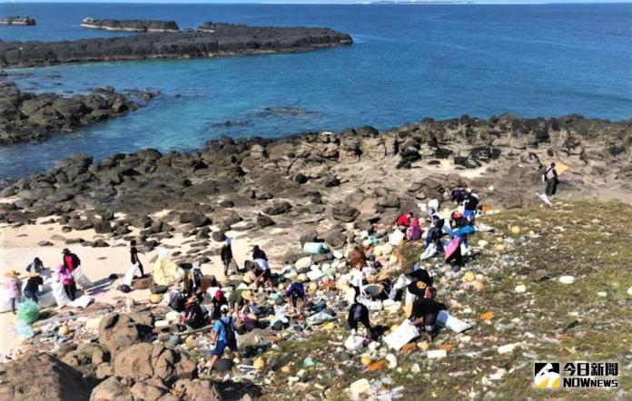 澎湖無人島淨灘活動　89％垃圾來自中國

