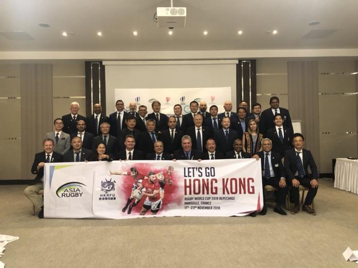 ▲2018 亞洲橄欖球協會年度理事會議。（圖／取自中華民國橄欖球協會 ROC Rugby臉書）