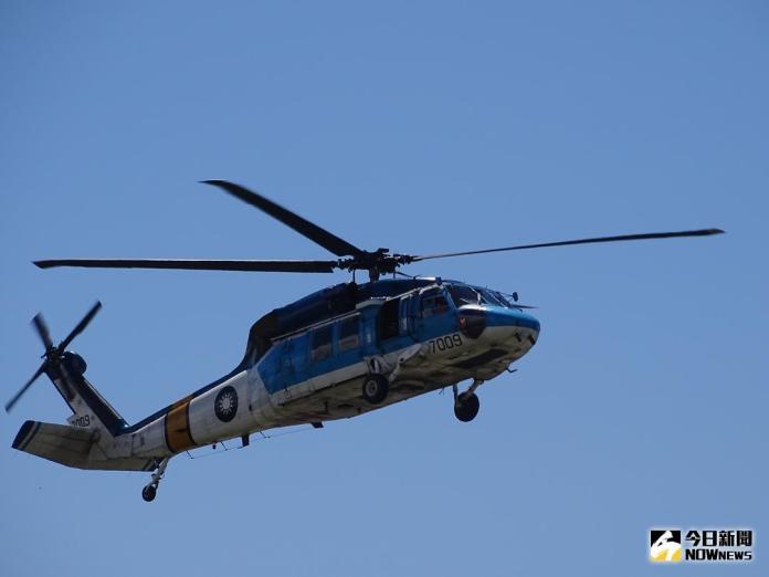 ▲空軍海鷗救護隊S-70C直升機。（圖／記者呂烱昌攝 ）