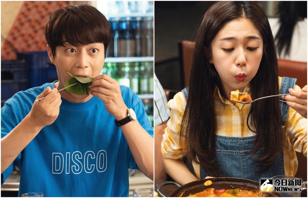 ▲尹斗俊（左）攜手白珍熙一起當吃貨。（圖／愛奇藝台灣站 , 2018.7.31）