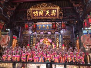 震安宮主祀天上聖母－媽祖。（圖／連宜方攝）