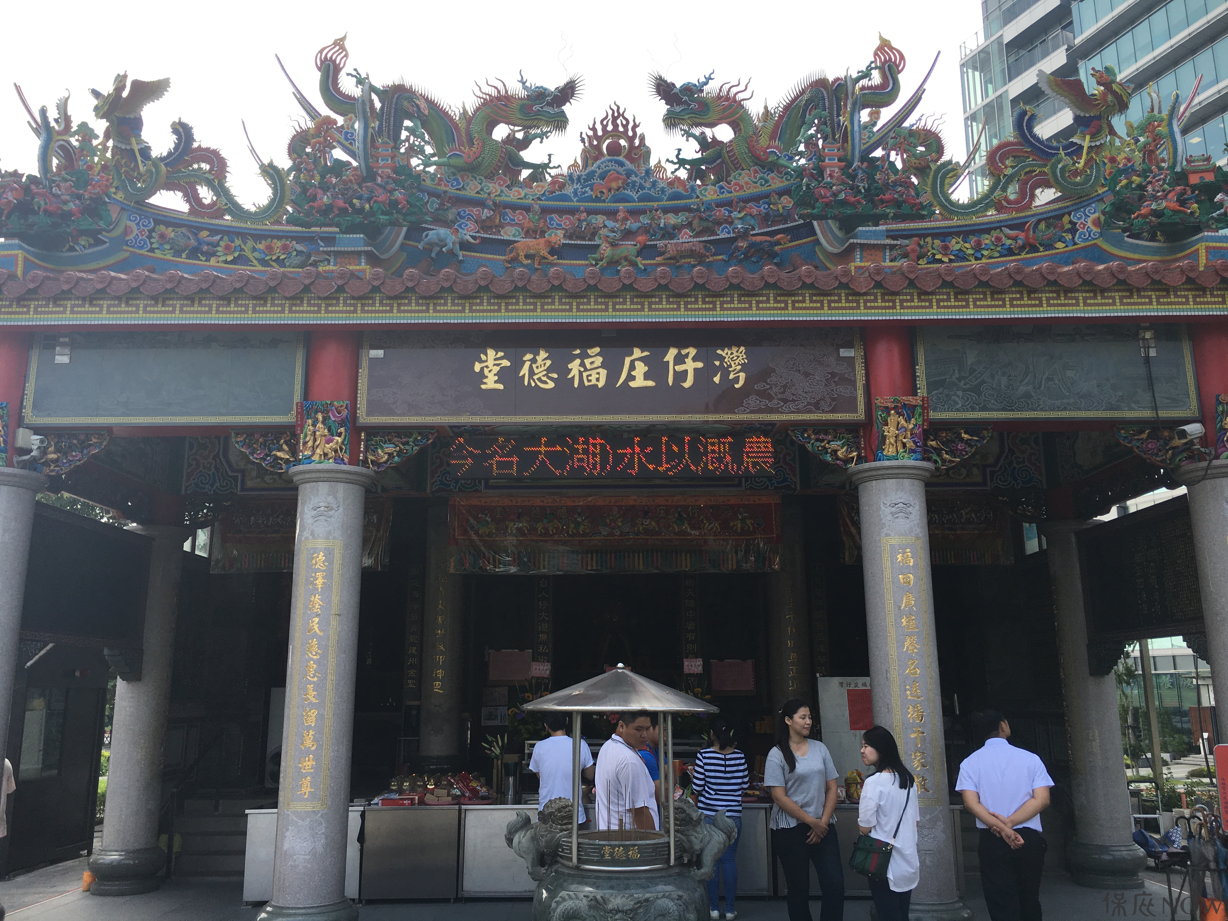 灣仔厝福德堂。(圖/記者黃彥昇攝)