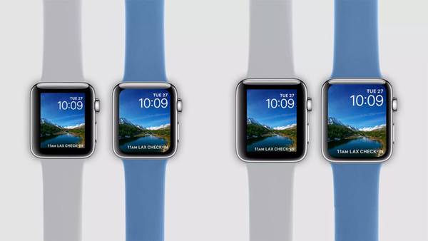 ▲新一代 Apple Watch 即將上市，外傳邊框消失、錶面加大15％，實體鍵消失。（圖／翻攝 蘋果）