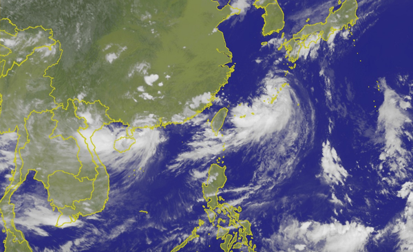 ▲18號颱風棕櫚生成，預估對台灣無直接影響。（圖／中央氣象局）