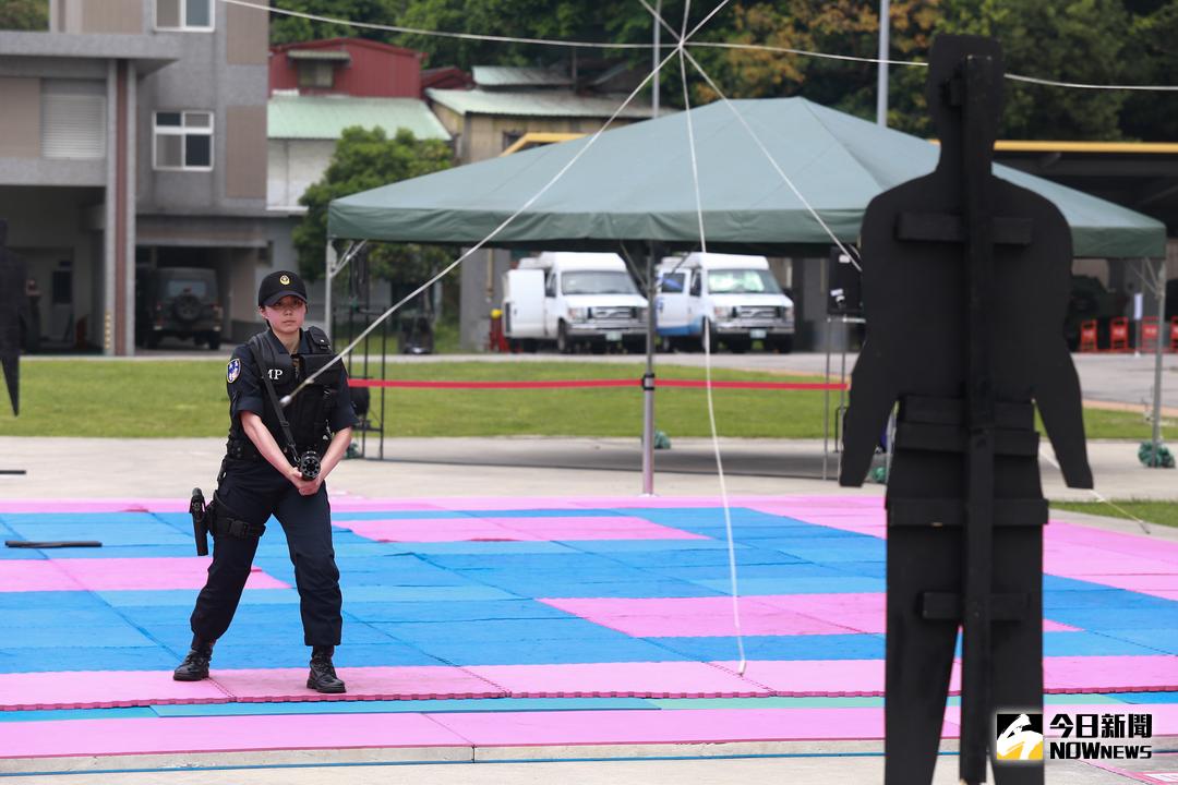 ▲ 國防部「憲兵反制應變演練」補網槍演練。（圖／記者葉政勳攝 , 2018.07.24）