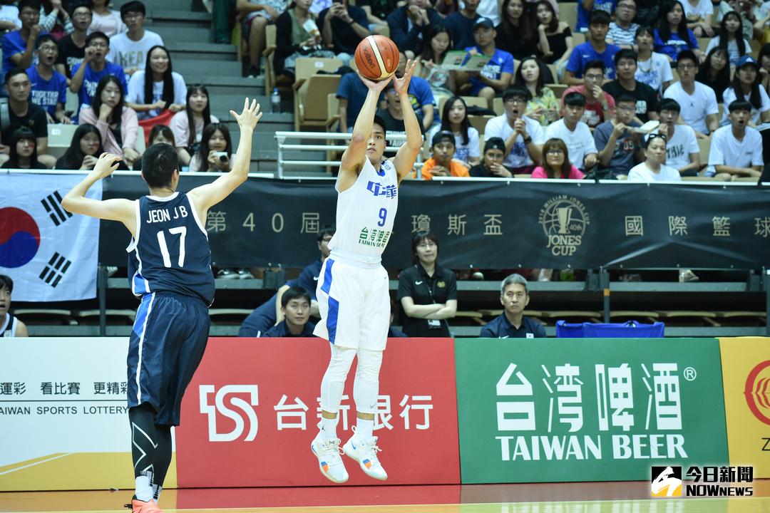 ▲第40屆瓊斯盃男籃 中華藍 vs. 韓國，中華藍陳盈駿。（圖／記者林柏年攝，2018.7.22）