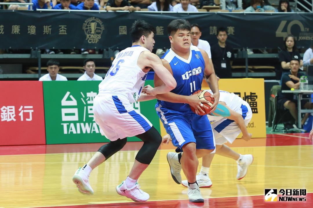 ▲第40屆瓊斯盃男籃，中華白王柏智。（圖／記者葉政勳攝 , 2018.07.16）
