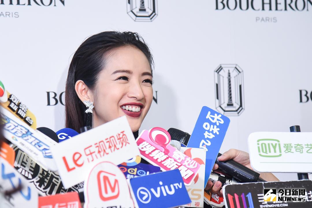 ▲林依晨出席珠寶品牌微風門市開幕記者會。（圖／記者陳明安攝，2018.06.27）