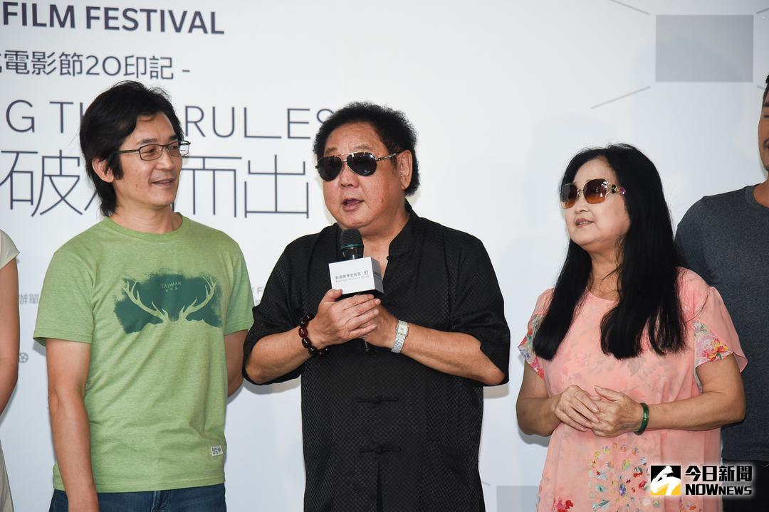 ▲導演魏德聖、馬如龍、沛小嵐出席《顯影。破格而出：台北電影節20印記》特展開幕記者會。（圖／記者陳明安攝，2018.06.08）