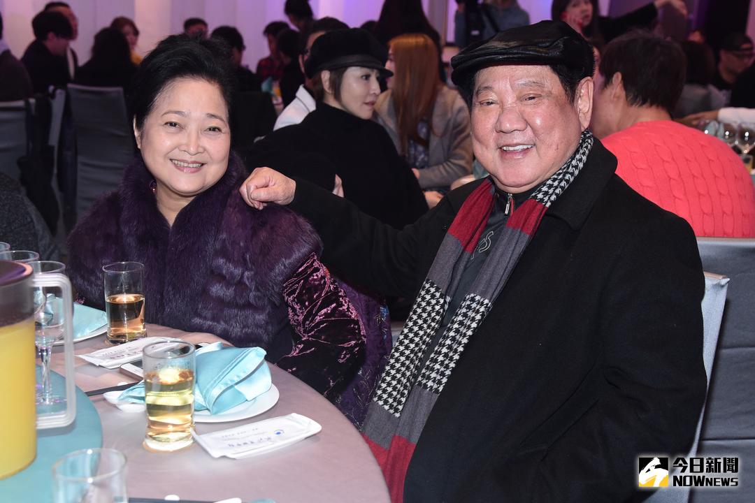 ▲沛小嵐、馬如龍出席《一家人》殺青宴。（圖／記者林柏年攝，2017.1.9）